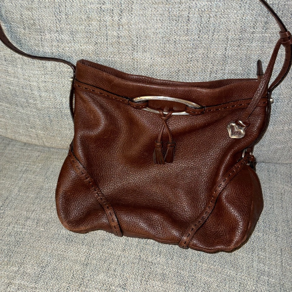 Brighton Rich Brown Leather Shoulder Bag